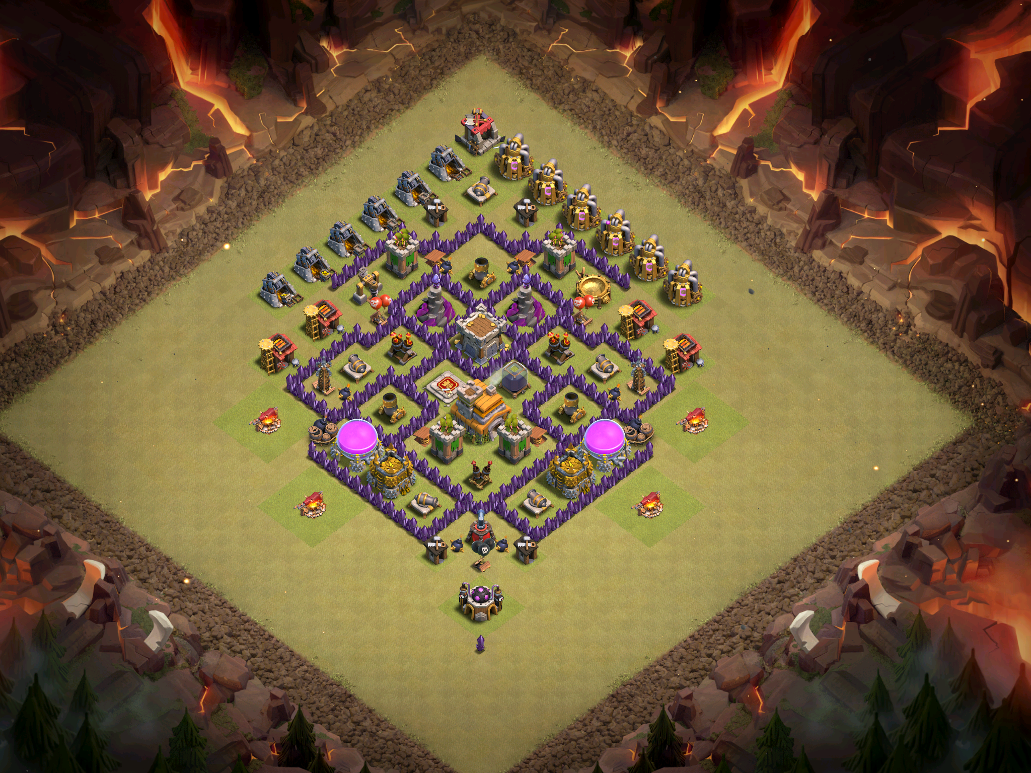 Best Town Hall 7 Base Design For November 16 Clash For Dummies