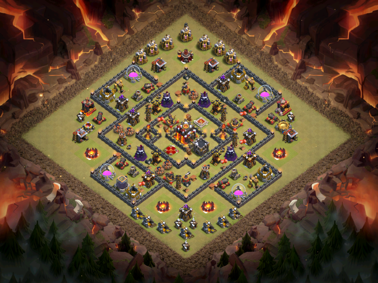 Clash of Clans Town Hall 10 War Base 2017