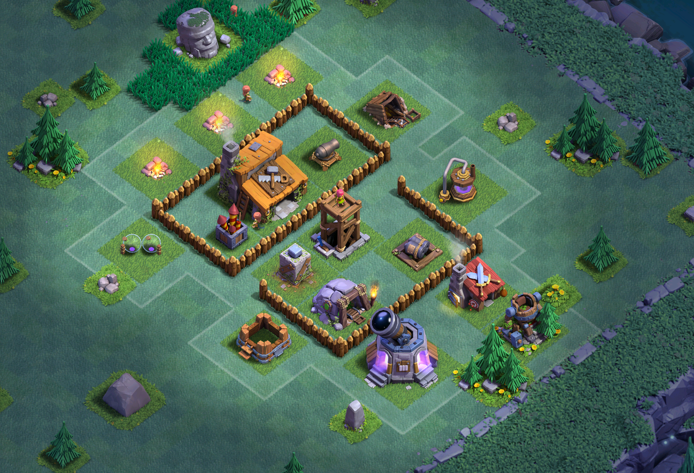 Clash Of Clans Builder S Base Base Design Tips And Layouts.