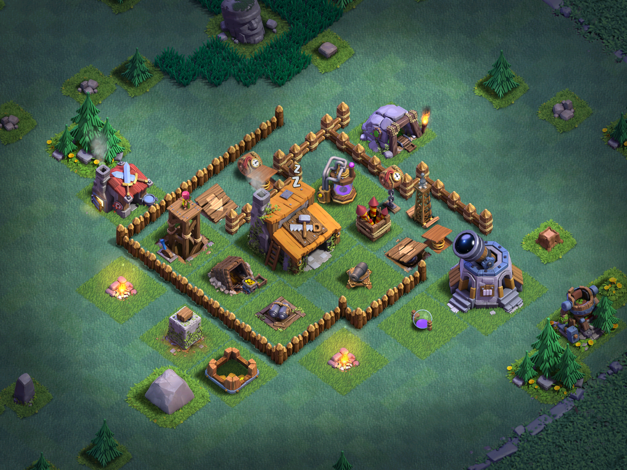 Builder Hall 3 Bh3 Base Designs For Clash Of Clans Clash.
