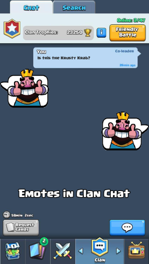 Clash Royale Update Ideas Chat Emotes