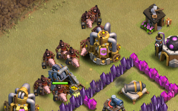 Clash of Clans TH7 Hog Riders War Attack