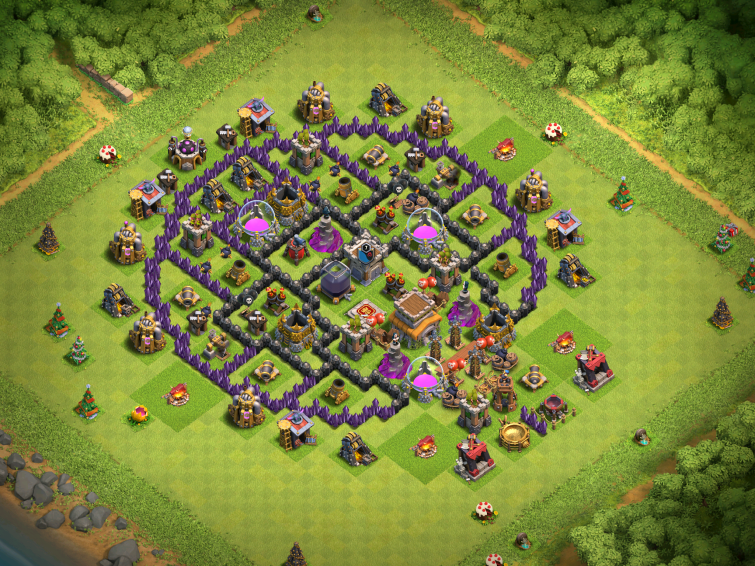 Town Hall 8 Base Design Layout Clash of Clans