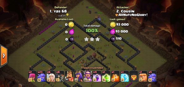 Clash of Clans Town Hall 11 Three Star